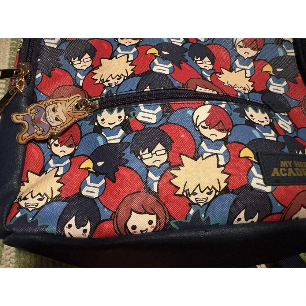 My Hero Academia Chibi Balloons Mini Backpack Bag All Over Print Bioworld
